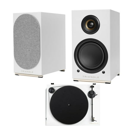 Triangle Audio AIO Twin Wireless Bluetooth Wi-Fi Speaker with Turntable