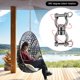 thumbnail image 3 of Swing Swivel SELEWARE Silent Bearing, 1200 libras de capacidad, paquete de 2, 3 of 7