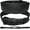 Jet Black, variant on RAD Leather Belt 4" Gym Power Heavy Duty Weight Lifting Bodybuilding New (Blue, XL)