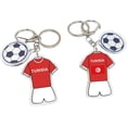 thumbnail image 1 of Yanonmyfd2026 World Cup Soccer Keychain - World Cup Pride Accessory, Football Fan Gift & Souvenir (2PCS),Tunisia, 1 of 48