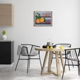 thumbnail image 3 of Stupell Industries Juicy Brand Oranges Food & Beverage Painting Brown Floater Framed Art Print Wall Art, 21 x 17, 3 of 10
