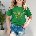 thumbnail image 2 of TZEWGL Tees For Infnat Short Sleeve Cartoon Printed Round Neck Top For Toddlers size 6-7T, 2 of 5