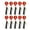 red, variant on 10Pcs Retractable Pull Pen Holder Badge Reel Pen Holder with Belt Clip for Nurse Healthcare Worker Lanyard Pencil Holder