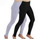 thumbnail image 1 of Pantalones de yoga para mujer, pantalones de yoga de cintura alta con control de abdomen, mallas para correr con control de abdomen y bolsillos, mallas de entrenamiento para mujer, color negro L, 1 of 5