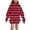 Red1, variant on LIaqionyy Girls Oversized Hoodies Sweatshirt Kids Long Sleeve Striped Pullover Tops Drop Shoulder Sweatshirts