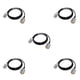 thumbnail image 2 of Methold Cable adaptador de frecuencia PL259 a SO239 convertidor antena escáner extensor accesorios 1M 1M 5piezas, 2 of 6