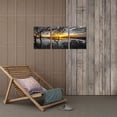 thumbnail image 2 of 3 Piece Black and White Wall Art Golden Sunrise on Lake Picture Painting Print on Canvas Nature Landscape Poster for Living Room Bedroom Decor Framed Ready to Hang, 2 of 6