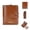 Brown, variant on Women's Short Wallet with Zipper - PU Leather Card Holder, Coin Purse & Billfold
