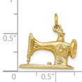 thumbnail image 2 of 14K Yellow Gold Antique Sewing Machine Charm, 2 of 2