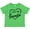 Apple Green, variant on I Love My Grandpa in Black Chalk Heart Boys or Girls Toddler T-Shirt