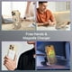 thumbnail image 4 of Funda GUAGUA para iPhone 15 Pro Max con soporte magnético transparente de 6.7 pulgadas, 4 of 9