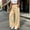 Khaki, variant on Wide Leg Sweatpants Women Tearaway High Waisted Casual Pants with Side Snap Buttons and Pockets Loose Fit Active Athletic Workout Lounge Baggy Track Pants