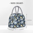 thumbnail image 2 of Disketp Penguin Arctic Adventure Bolsa Térmica para Almuerzo, Lonchera con Abertura Amplia y Gran Capacidad, Organizador Reutilizable para Mujeres, Hombres y Adultos, 2 of 6