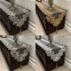 thumbnail image 2 of KDJ Oval Lace Table Runner Embroidered Flower Tablecloth Decorative Cover for TV Cabinet Dresser with Tassels Anti-Slip Polyester 40*180cm B, 2 of 2