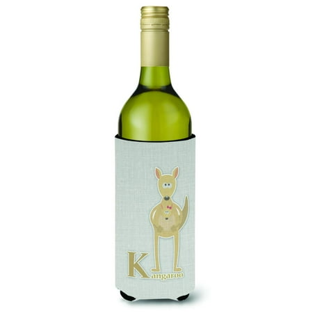 

Carolines Treasures BB5736LITERK Alphabet K for Kangaroo Wine Bottle Hugger Wine Bottle multicolor