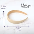 thumbnail image 5 of Motique Accessories 1 Inch Vegan Leather Headband for Women and Girls, 5 of 5