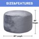 thumbnail image 3 of Yeshouse Sillón tipo puf, puf gigante de 1,20 m para adultos y adolescentes, puf relleno de espuma con funda de terciopelo, gran puf redondo y suave, sofá tipo puf para sala de estar, 3 of 7