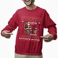 thumbnail image 2 of Christmas Sweatshirt, Catch of the Season Funny Santa Fishing Christmas Sweatshirt, Festive Angler Ugly Holiday Sweatshirt, Unique Fishermen & Outdoorsman Gift, 2 of 5
