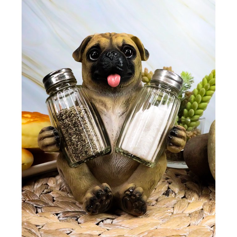 Boxer Dog Salt and Pepper Shaker Holder (Shakers Included) Ebros German Shepherd Police Canine Unit Dog Salt and Pepper Shaker Statue  6