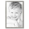 thumbnail image 2 of ArtToFrames 24" x 37" Classic Silver Picture Frame, 24x37 inch Silver Wood Poster Frame (WOM-4926), 2 of 7