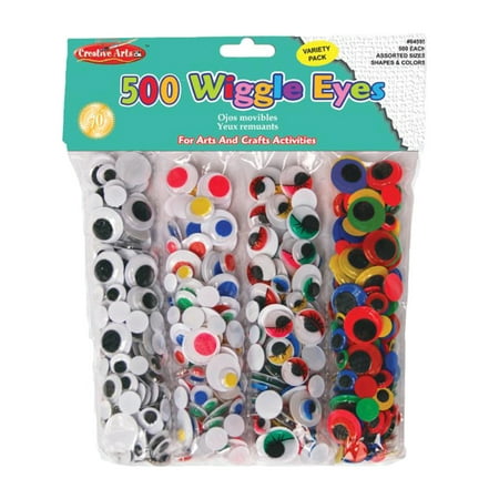 UPC: 0026487645954 | Wiggle Eyes Classpack Assorted Colors & Sizes Pack of 500