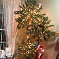 thumbnail image 5 of Home Heritage 5' & 3' 150 LED Pre-Lit Artificial Double Christmas Palm Tree, 5 of 11
