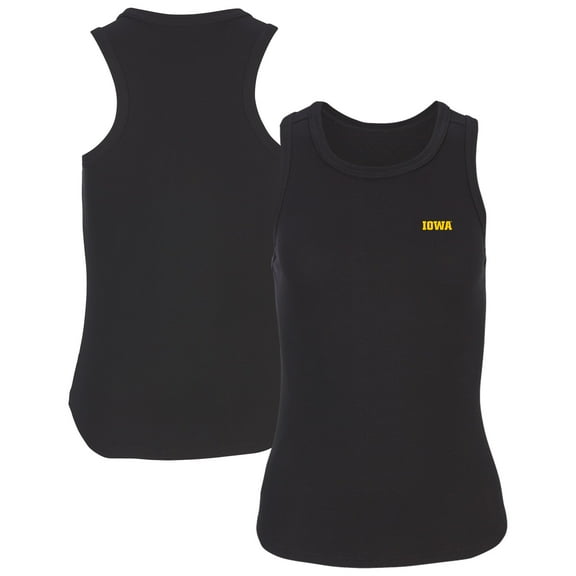 Women's Black Iowa Hawkeyes Adrienne Tank Top