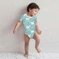 thumbnail image 3 of Kdxio Swan And Flowers4 Pattern Unisex Baby Cotton Short Sleeve Bodysuits-12 Months, 3 of 5