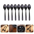 thumbnail image 4 of 8pcs Imitation Porcelain Spoons Tableware Black Frosted Imitation Porcelain Spoons, 4 of 5