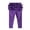 pants 18#Dark Purple, variant on oqasdz Girls Stretch Pants with Lace Trim Solid Color Leggings for Toddler Kids Versatile Casual Outdoor