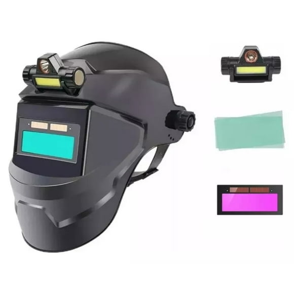 Automatic light-changing welding mask Solar-powered True Colour Welding Helmet Head-mounted Welding Mask Tig Welding Hat