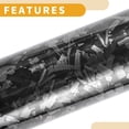 thumbnail image 5 of Unique BargainsSilver Tone Carbon Fiber Bright Finish Protective Car Wrap Film 118.1ftx11.8ft Exterior Interior Vinyl Wrap Cover 5.5mil PET 1 Pc Universal, 5 of 7