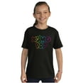 thumbnail image 5 of XOMG POP Colorful Neon Rainbow Logo Girls Kids T Shirt Tees Teen Brisco Brands L, 5 of 6