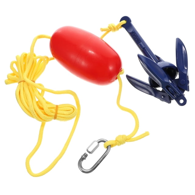 HLONK 1 Ensemble Kit d'Ancre pour Kayak Kit de Bouée Pliable Portable pour Canoë Kayak