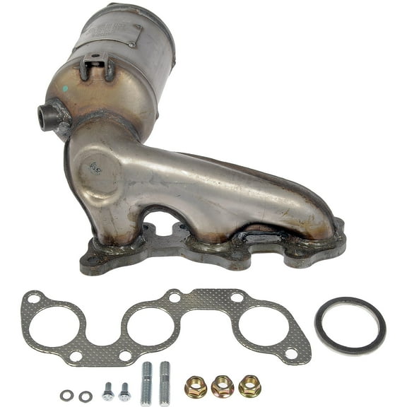 Dorman 673-0181 Front Driver Side Catalytic Converter with Integrated Exhaust Manifold for Specific Toyota Models