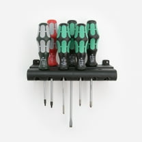 Wera 347778 Kraftform Plus Slotted/Phillips/Square Screwdriver Set Rack