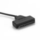 thumbnail image 2 of Injueey Cables adaptadores SATA a USB 2,0 duales de 22 pines, Cable de alimentación de datos SATA de 2,5 pulgadas, 7 + 15 pines, convertidor de disco Teléfono y Comunicación, 2 of 6