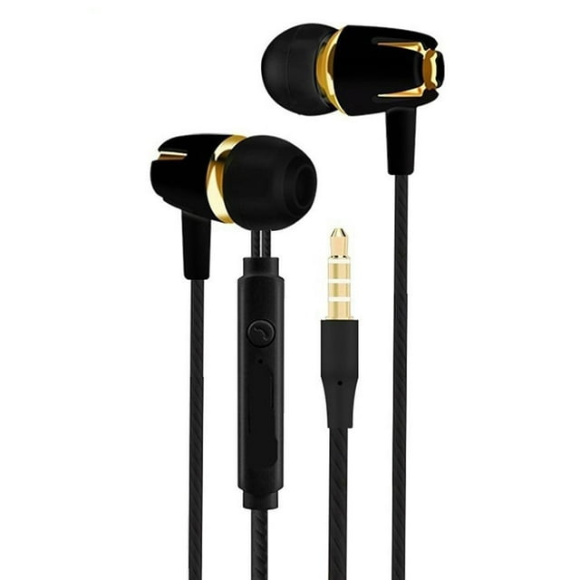 Écouteur Intra-Auriculaire Course Sport Casque Filaire Bouchon d'Oreille Écouteur Intra-Auriculaire; Casque avec Microphone pour Android pour IOS