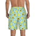 thumbnail image 3 of Naloa Avocado and Hearts Men's Beach Shorts, Surfing shorts, Swim trunks, Quick Dry Swim Trunks for Surfing Beach Fun - XX-Large, 3 of 9