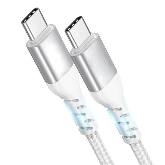 USB-C Cable 6ft Long for Samsung Galaxy S24/S25/Plus/Ultra/FE - Fast Charge Power Cord (Type-C to Type-C) Wire Sync for Galaxy S24/S25/Plus/Ultra/FE