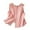 Pink, variant on Women's Casual Vintage Reversible Cotton Linen Shirt Button-Down Round Neck Tank Top Loose Fit Blouse