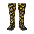 thumbnail image 2 of Picia Women Crew Soft Moisture-wicking Socks Daisies Flowers Pattern Design Cotton Socks, One Size fit All, 2 of 9