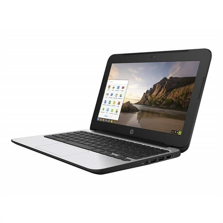 HP Chromebook P0B79UT#ABA Intel Celeron N2840 X2 2.16GHz 2GB 16GB SSD 11.6",Silver (Fair)