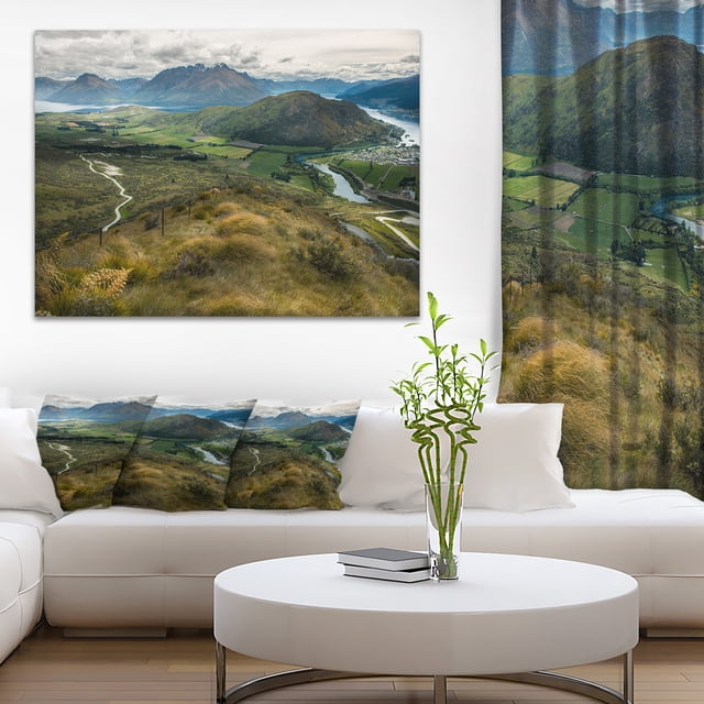 Fields and Hills in New Zealand