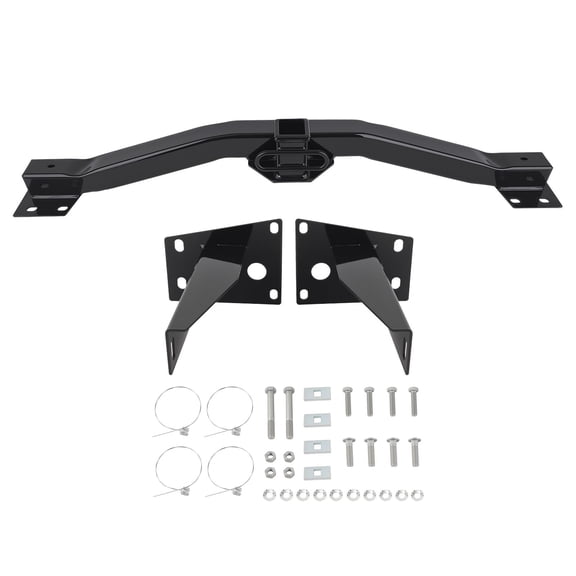 Class 3 Trailer Hitch Receiver 2" - Buick Enclave & Chevrolet Traverse 2018-2024 - OEM/Part# 87609902 - Carbon Steel, Powder Coat Finish - Rear Mount