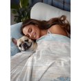 thumbnail image 4 of Queen Flat Sheet Only Summer Beach Conch Starfish Soft Microfiber Cooling Bedding Sheets Vintage Wooden Grain Flat Bed Sheet for Hotel,Home Decor, 4 of 9