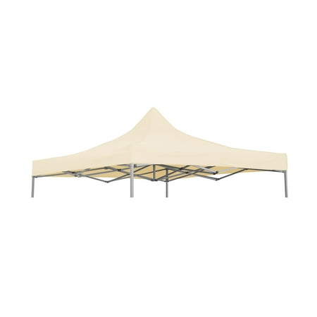 Trademark Innovations 9.6' x 9.6' Square Replacement Canopy Gazebo Top, Cream