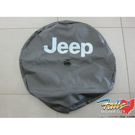 2018 Jeep Wrangler JL Spare Tire Cover w/ Backup Camera Bezel & Jeep Logo