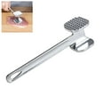 thumbnail image 1 of Double Sided Meat Hammer with Long Handle Tenderizer Tool Make Meat Tenderer and More Delicious for Hanging Ergonomic Handle Suitable for Chicken, Steak, and Beef, 1 of 7