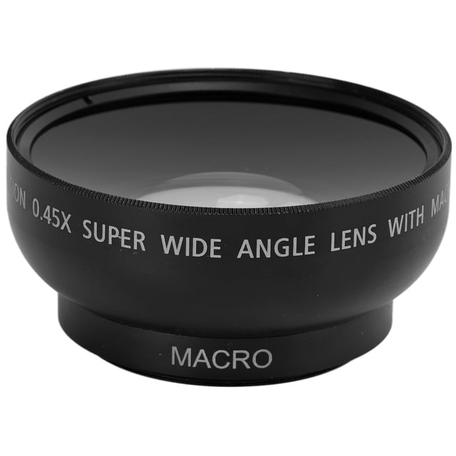 Lente Gran Angular de 43 Mm 0.45X, con Efecto Macro Fotográfico, Aleación Y Vidrio óptico, para Lentes de Cámara con Apertura de Filtro de 43 Mm, Dise?o de Revestimiento Multicapa, Liviano Y Compacto EOTVIA No